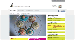Desktop Screenshot of mehrgenerationenhaus-darmstadt.de
